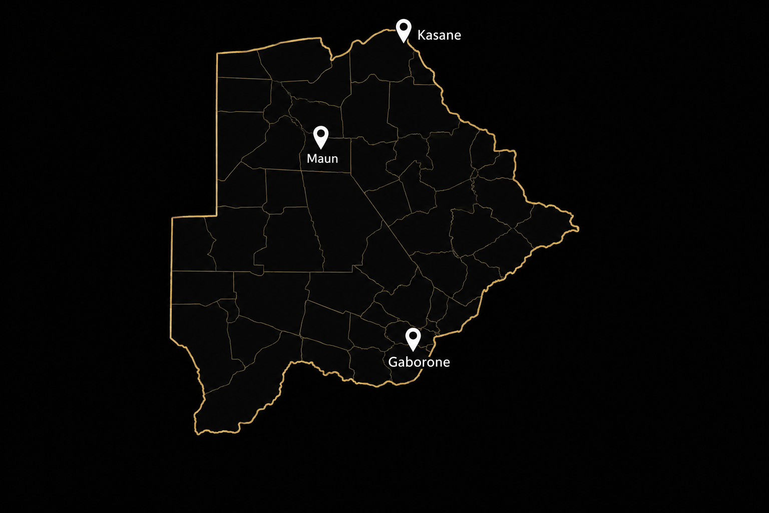 GAfrika Collections ships across Botswana - Gaborone, Maun, Kasane
